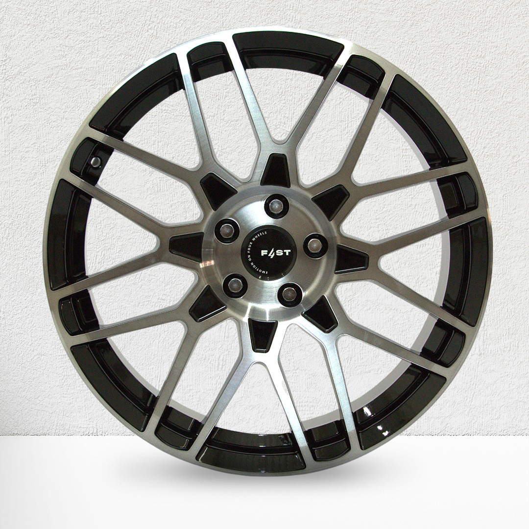 F4ST Two 19"x8,5" Diamantada Nero Piano