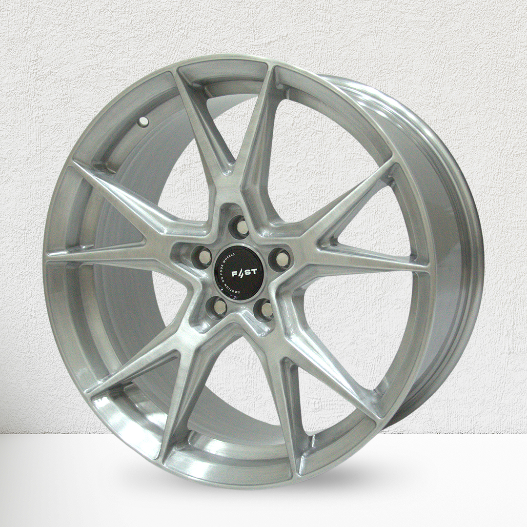 F4ST One 19"x8,5" Silver Brushed